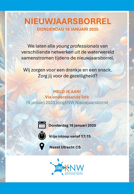 JongKNW flyer Nieuwjaarsborrel 2025